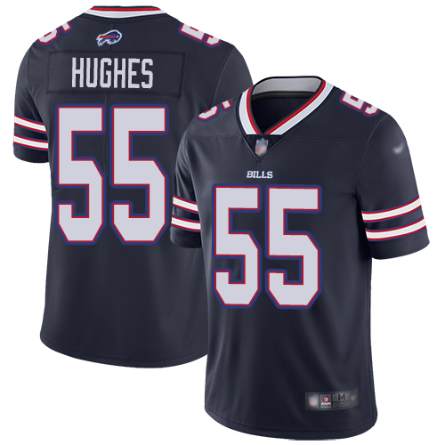 Men Buffalo Bills #55 Jerry Hughes Limited Navy Blue Inverted Legend NFL Jersey->youth nfl jersey->Youth Jersey
